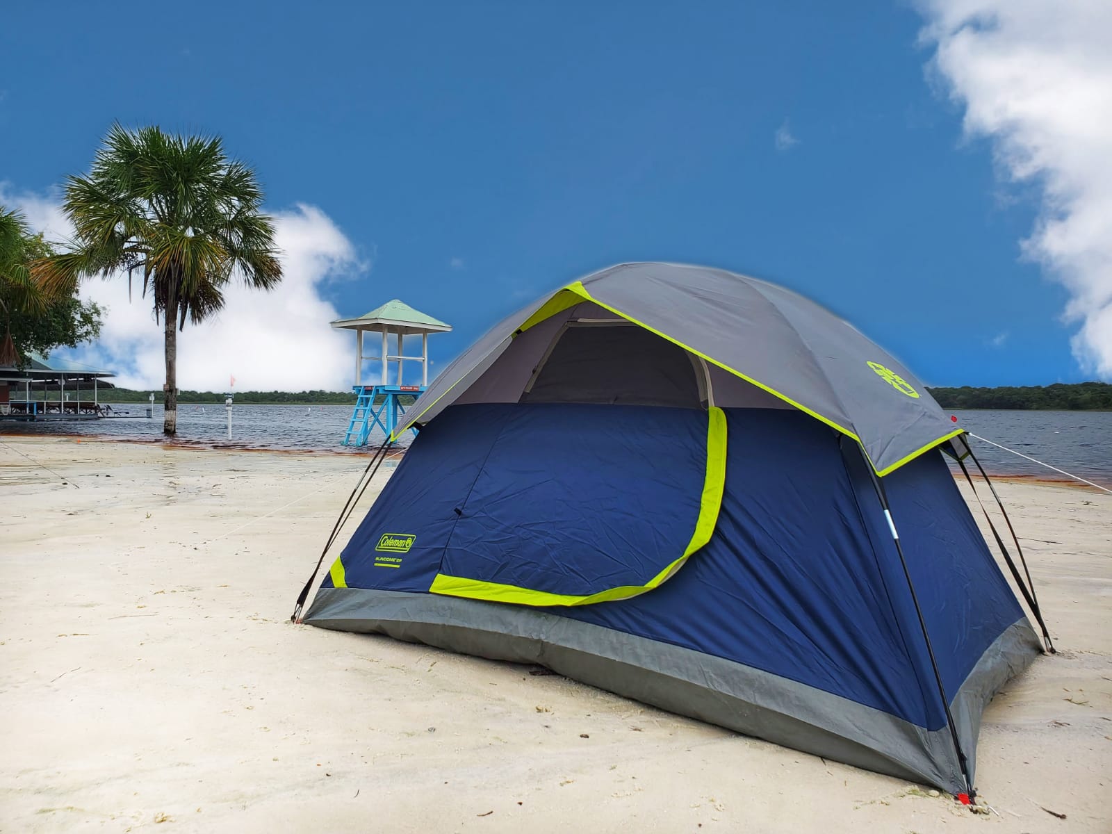 Lakeside camping experience